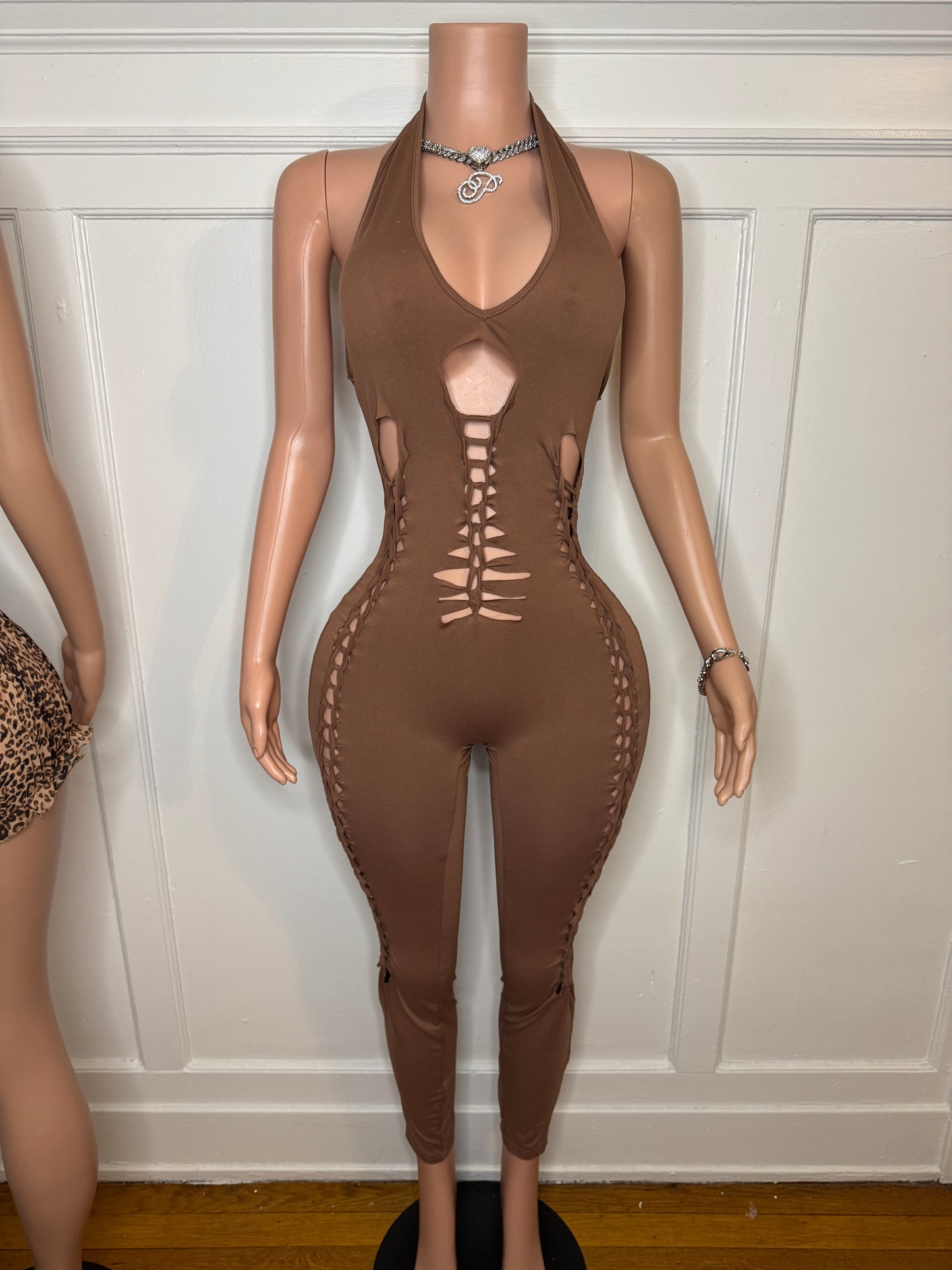 Open Cut Jumpsuit