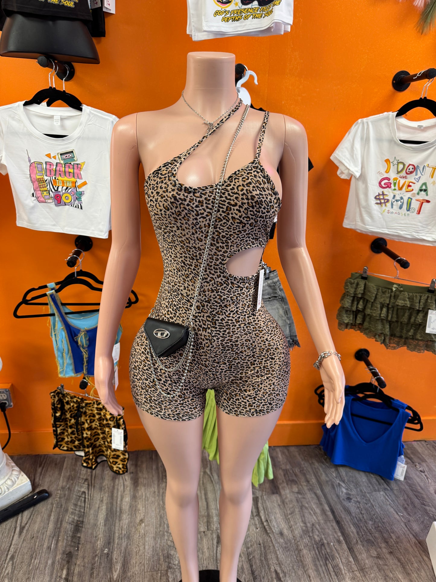 Leopard Romper
