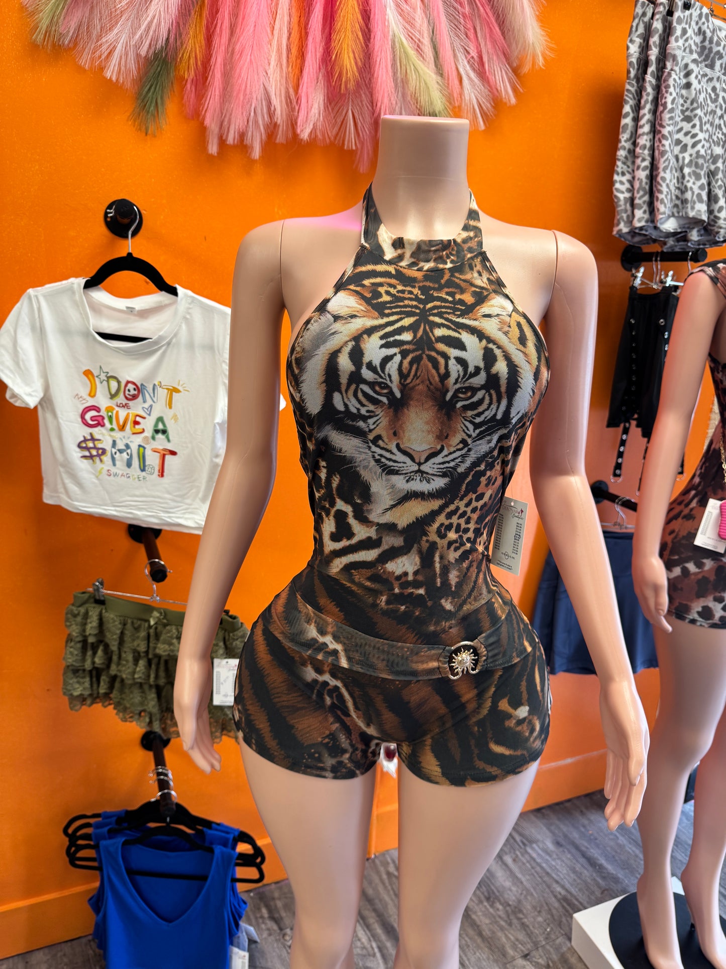 Hot Lion Romper