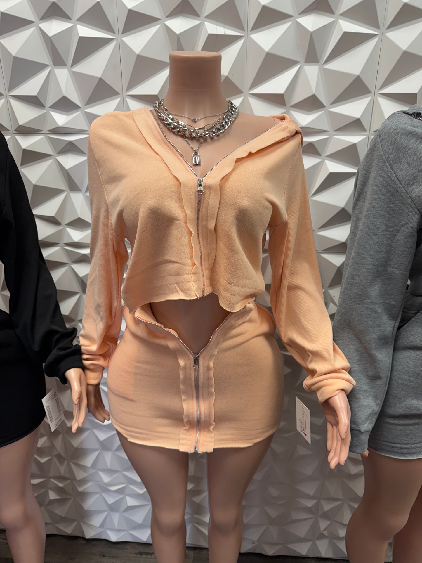 Chill Hoodie Skirt Set