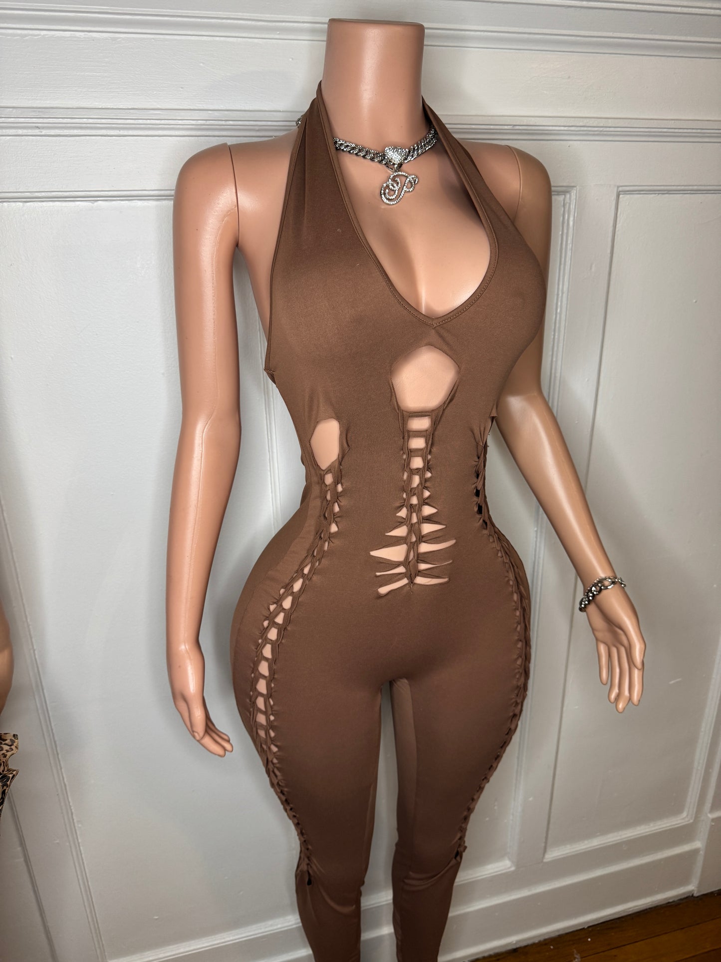 Open Cut Jumpsuit