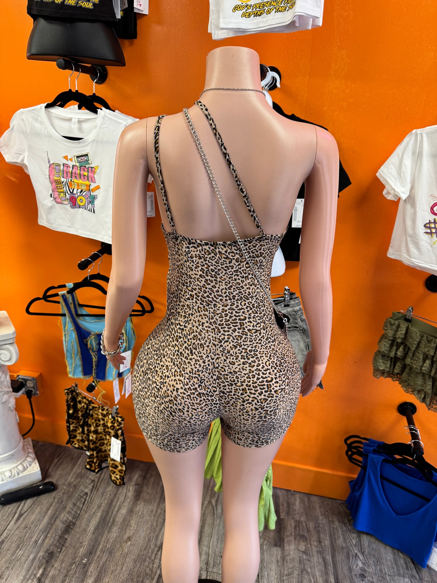 Leopard Romper