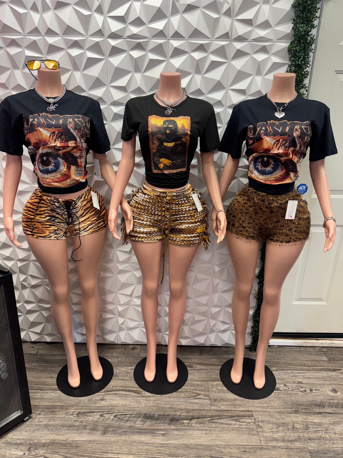 Leopard Fuzzy Shorts