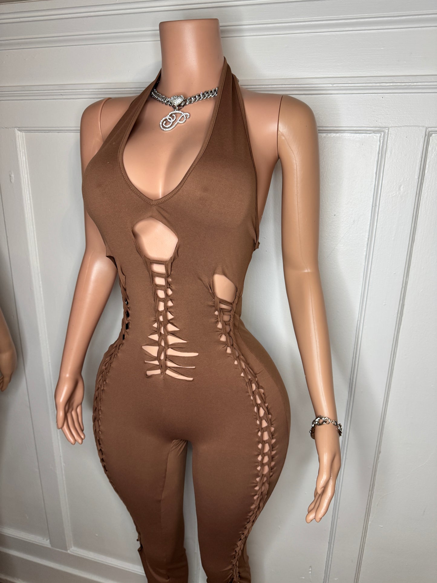 Open Cut Jumpsuit