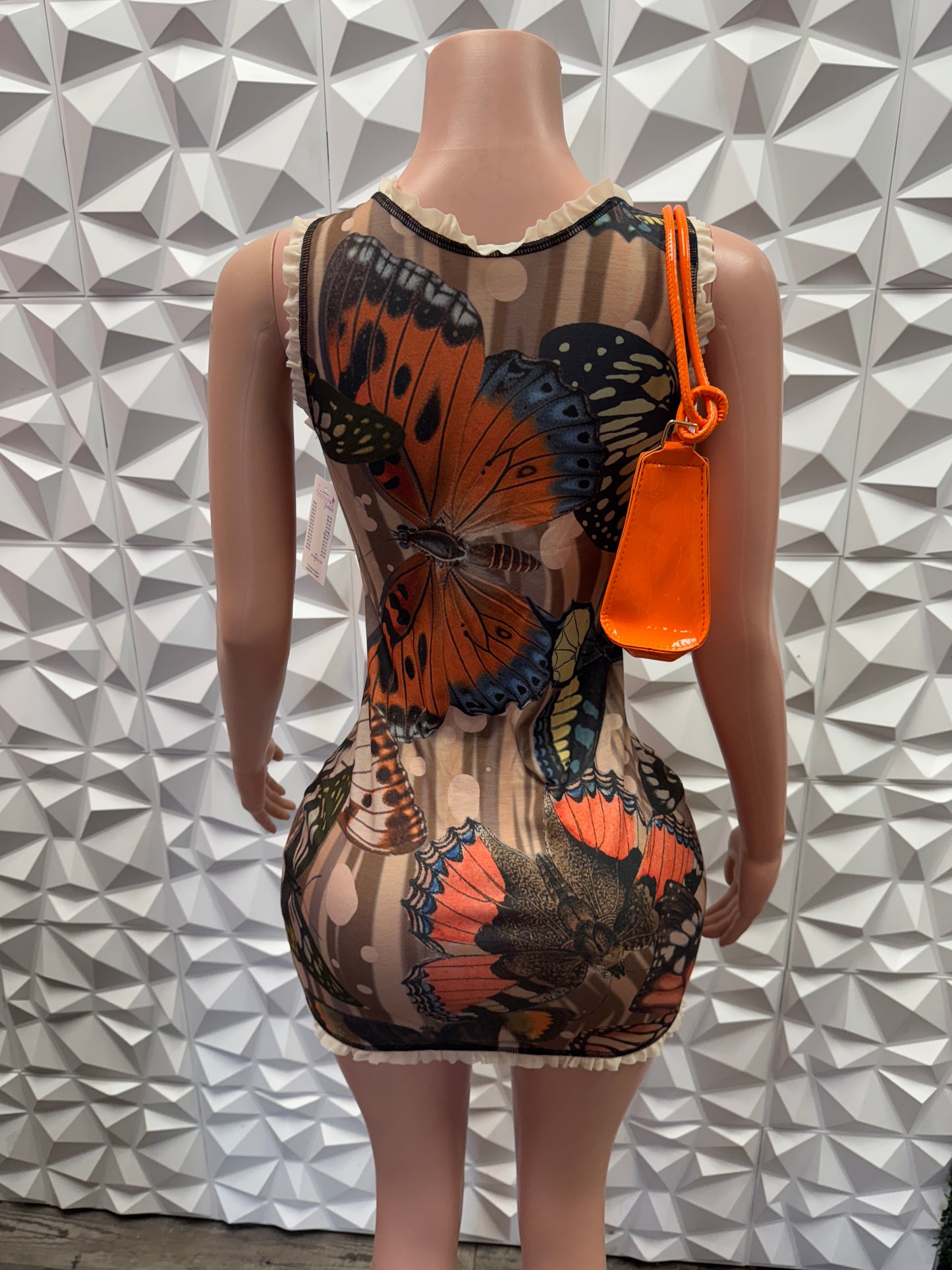 Tie Up Butterfly Dress