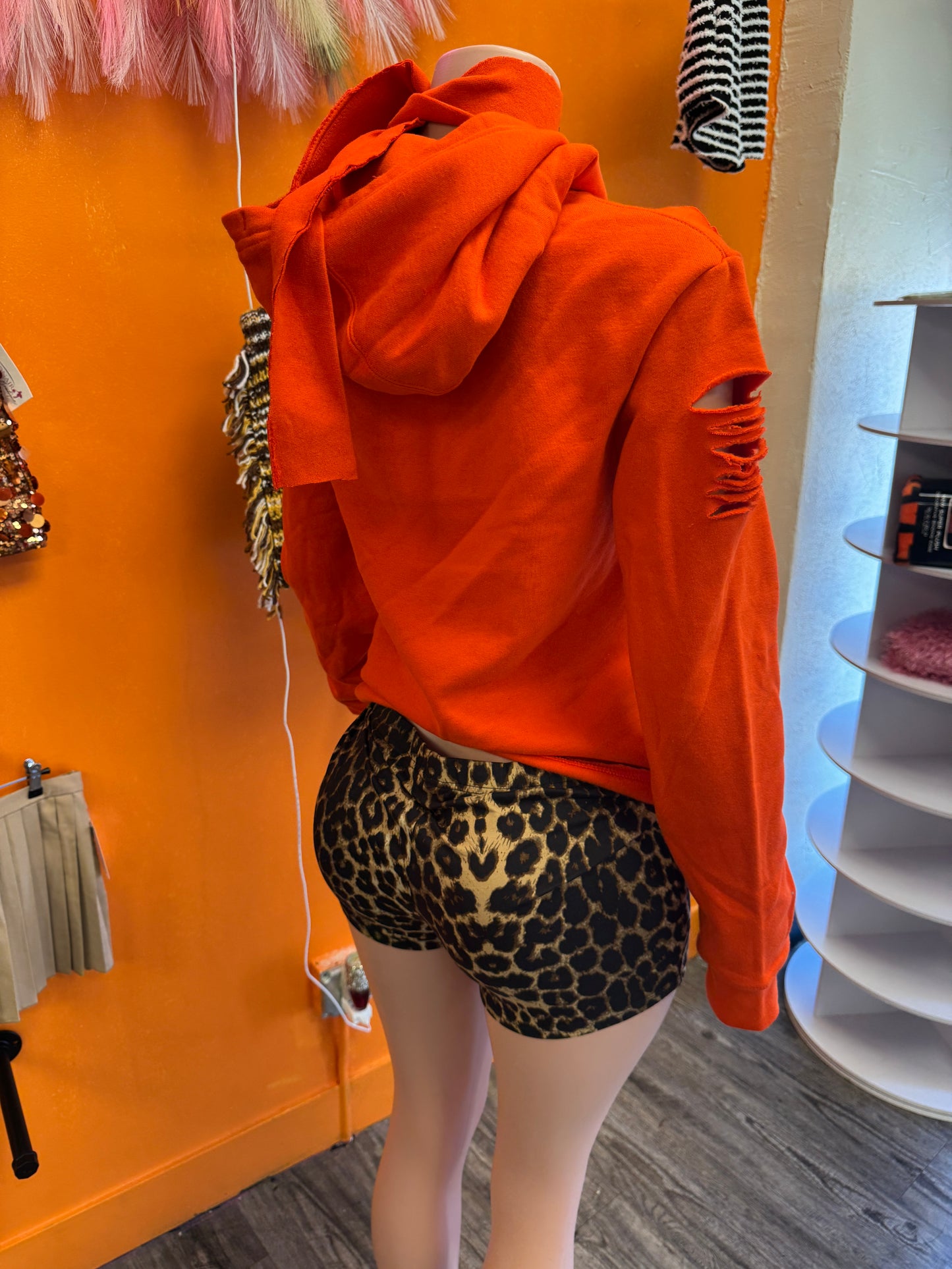 Browns Custom Distressed Hoodie W/ Headband