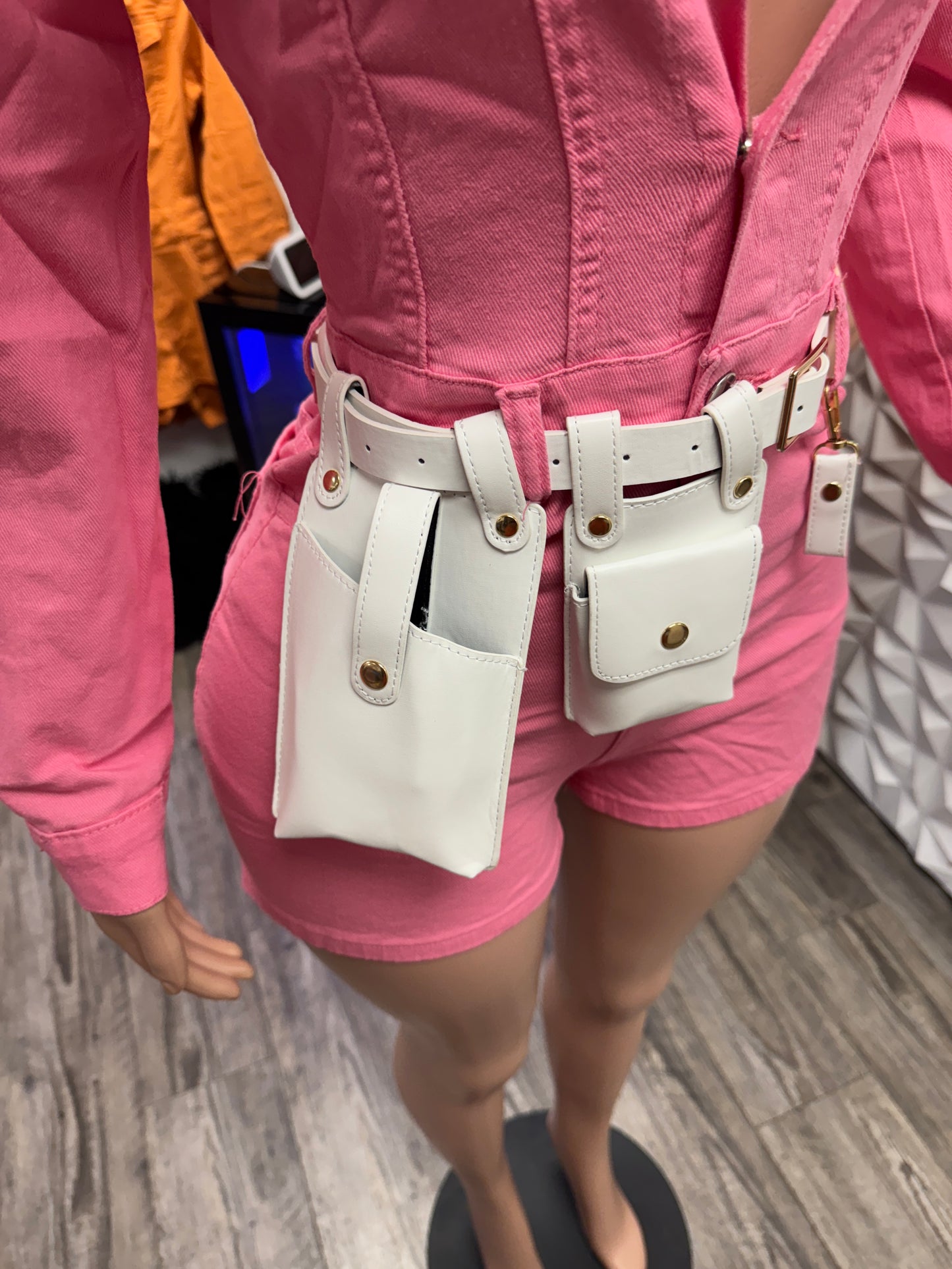 Long sleeve Denim Romper