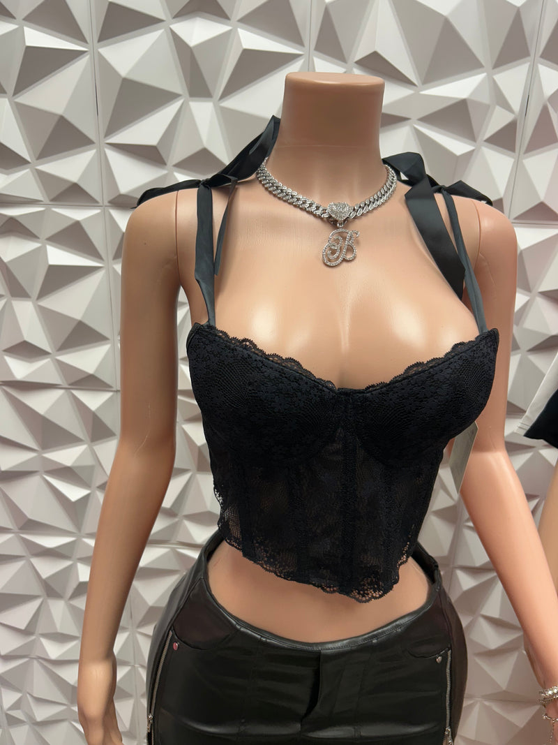 The Shoulder Tie Corset