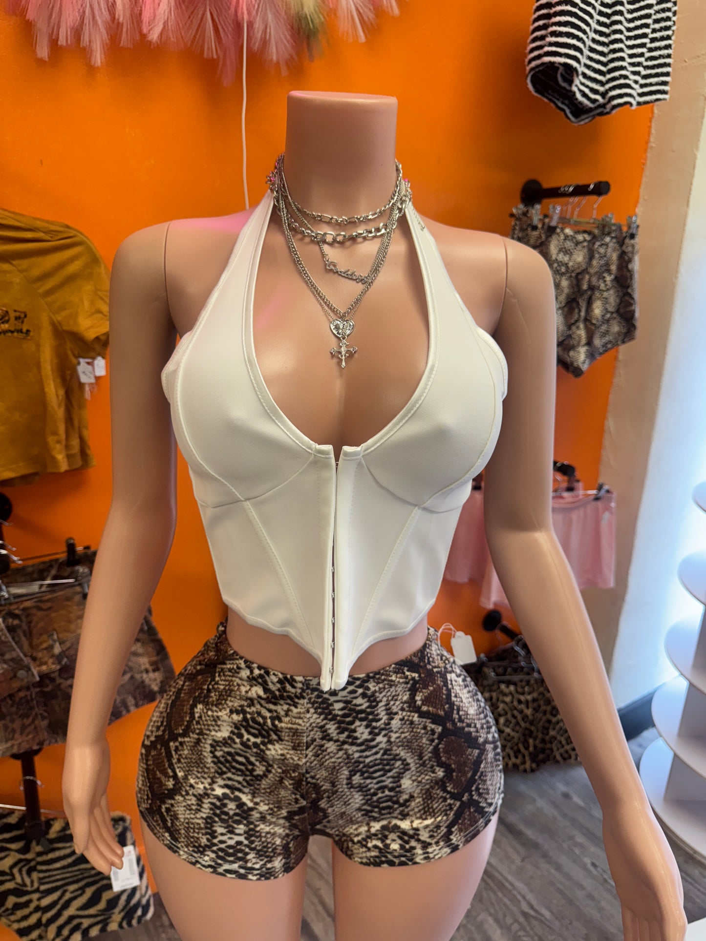 NEW Basic Halter Corset Top