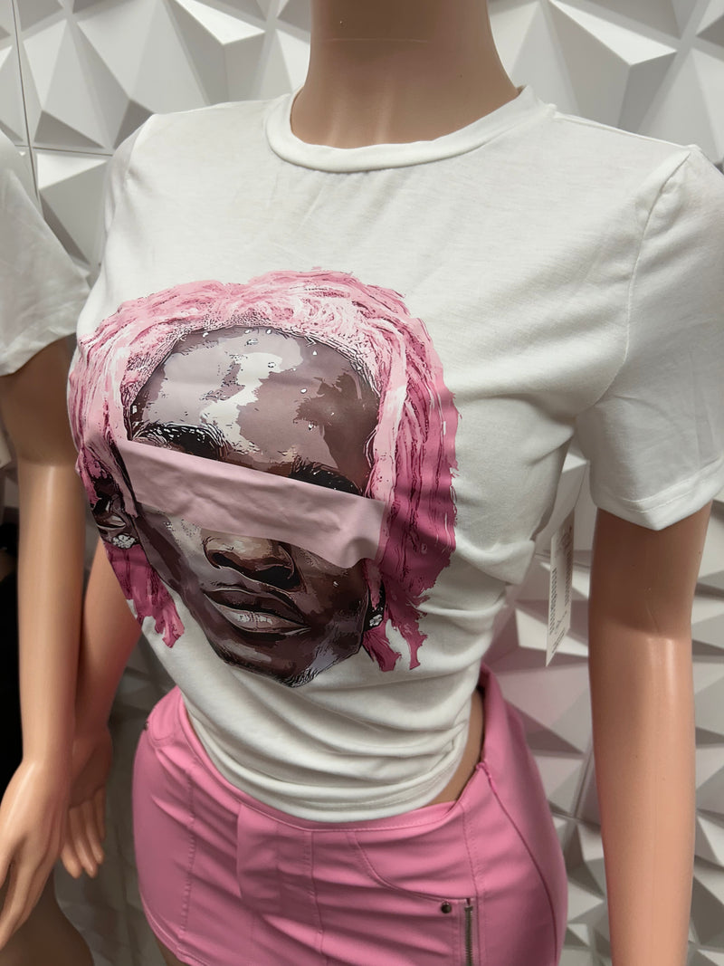 Pink Hip Hop Graphic Tee