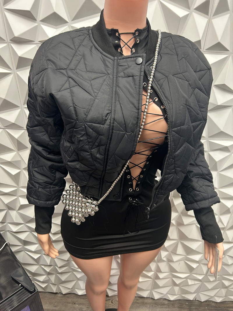 Black Star Bubble Jacket