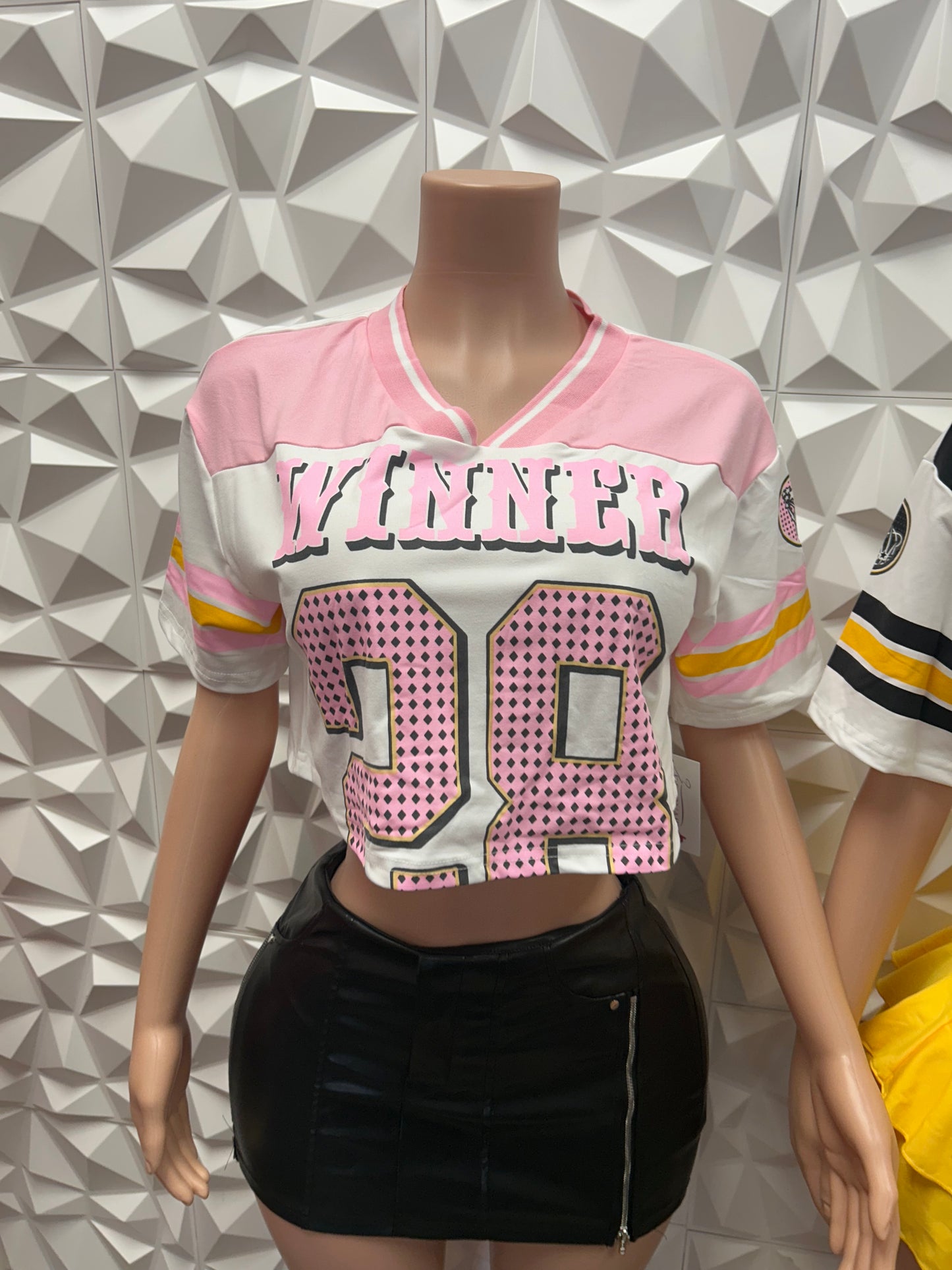 Winner Crop Jersey tee