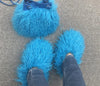 Fur Bag & Slides Set