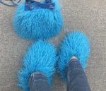 Fur Bag & Slides Set