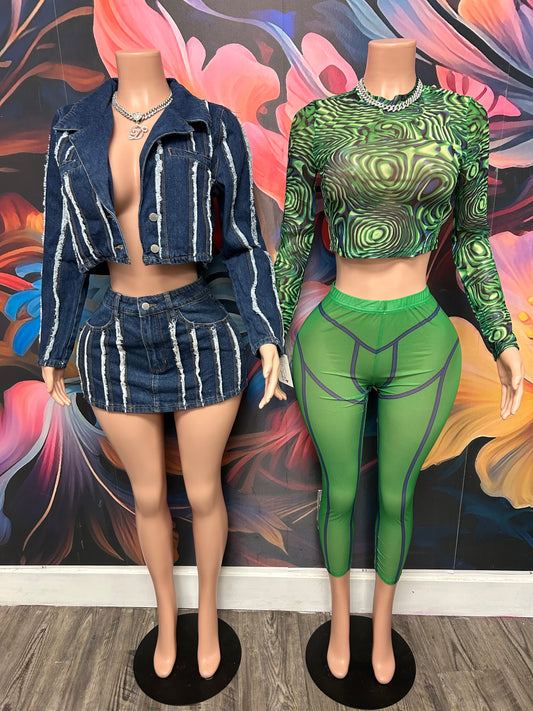 Unique Design Geo Mesh Set