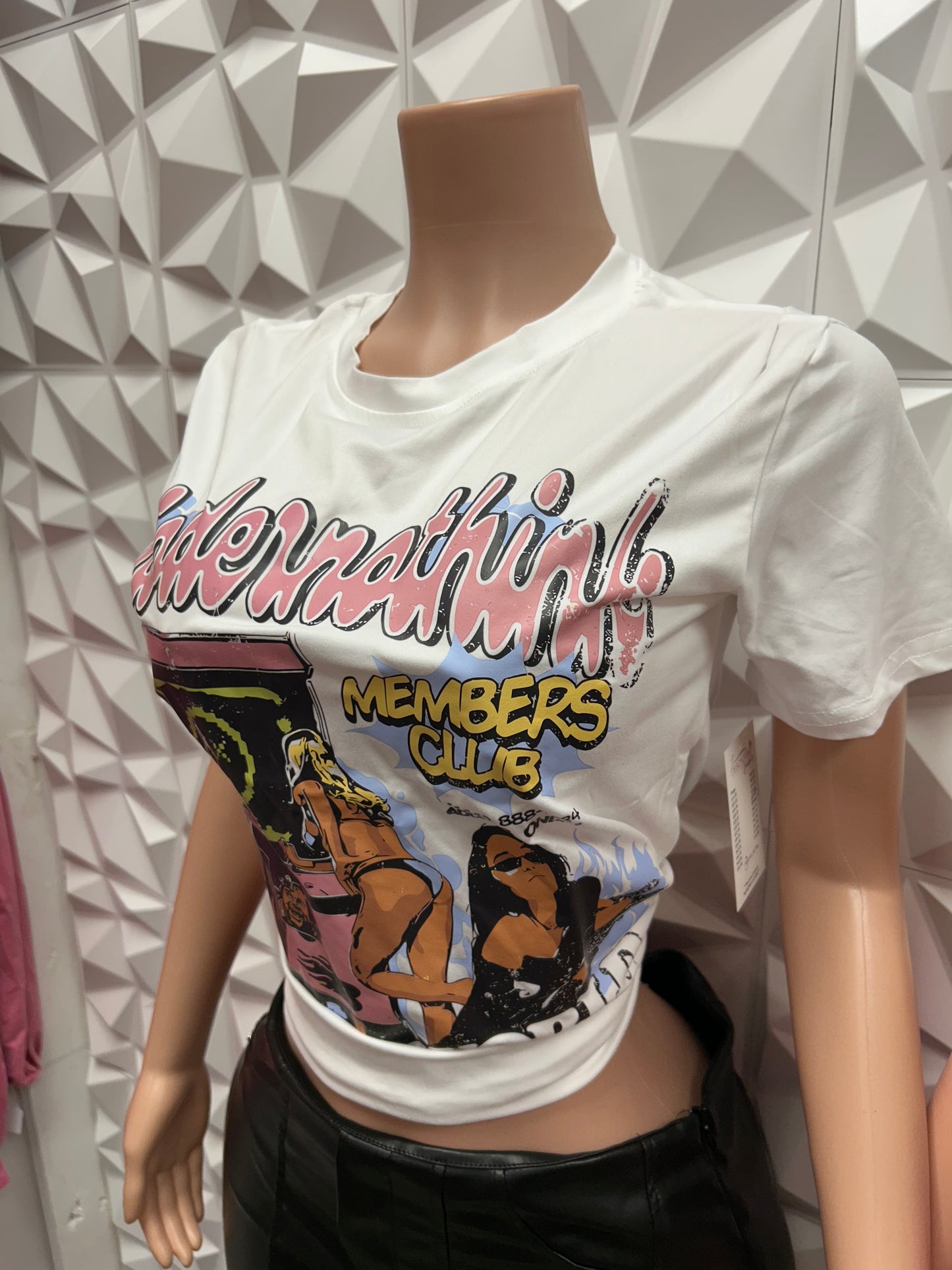 Members Only Girls Graphic Tee