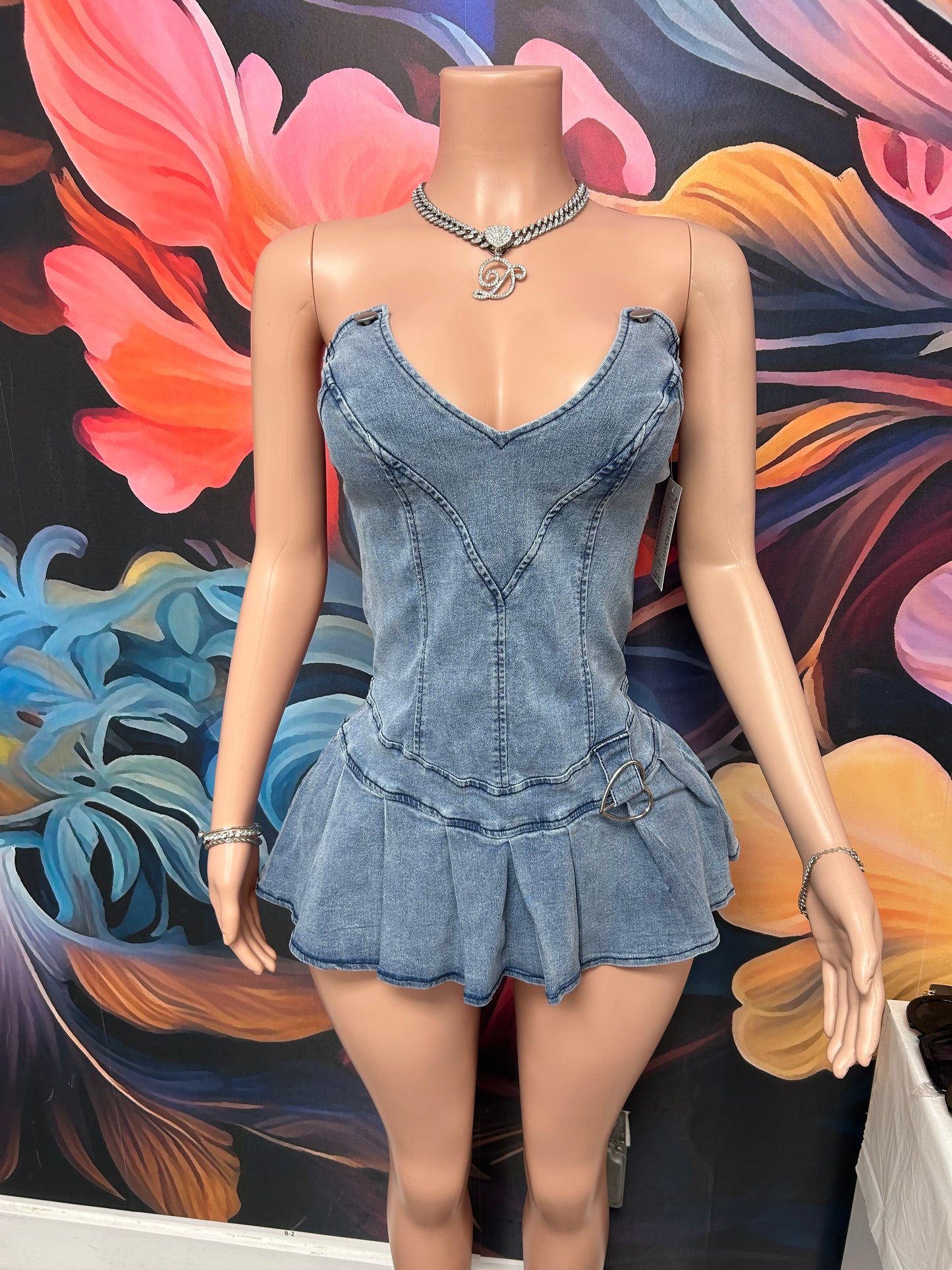 Denim Sleeveless Dress