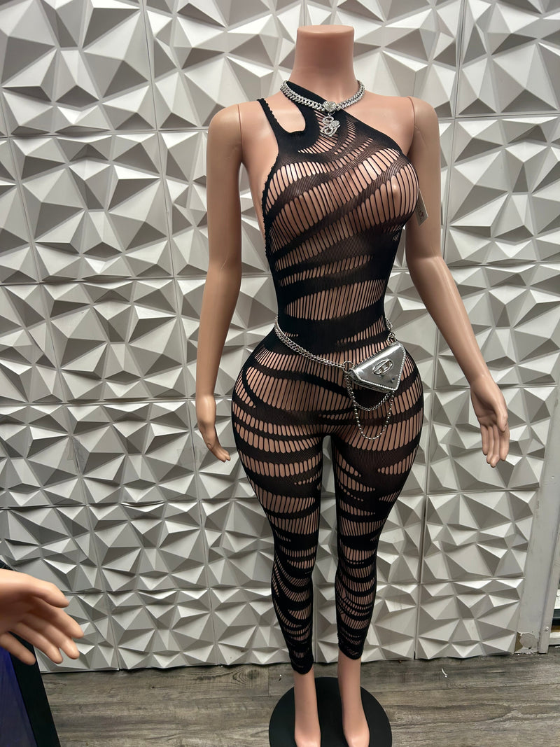 Open Cut Sexy Jumpsuit