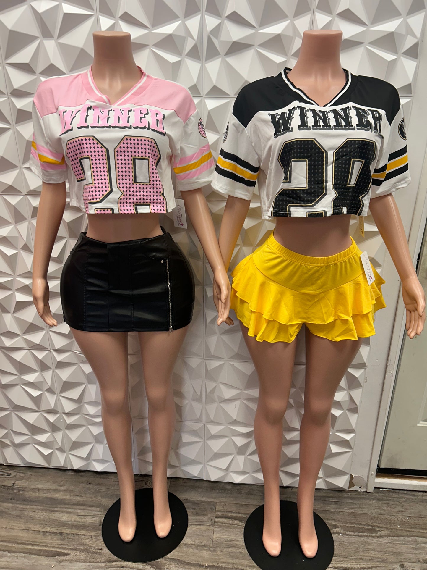 Winner Crop Jersey tee