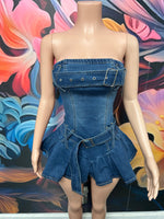 Sleeveless Denim Dress