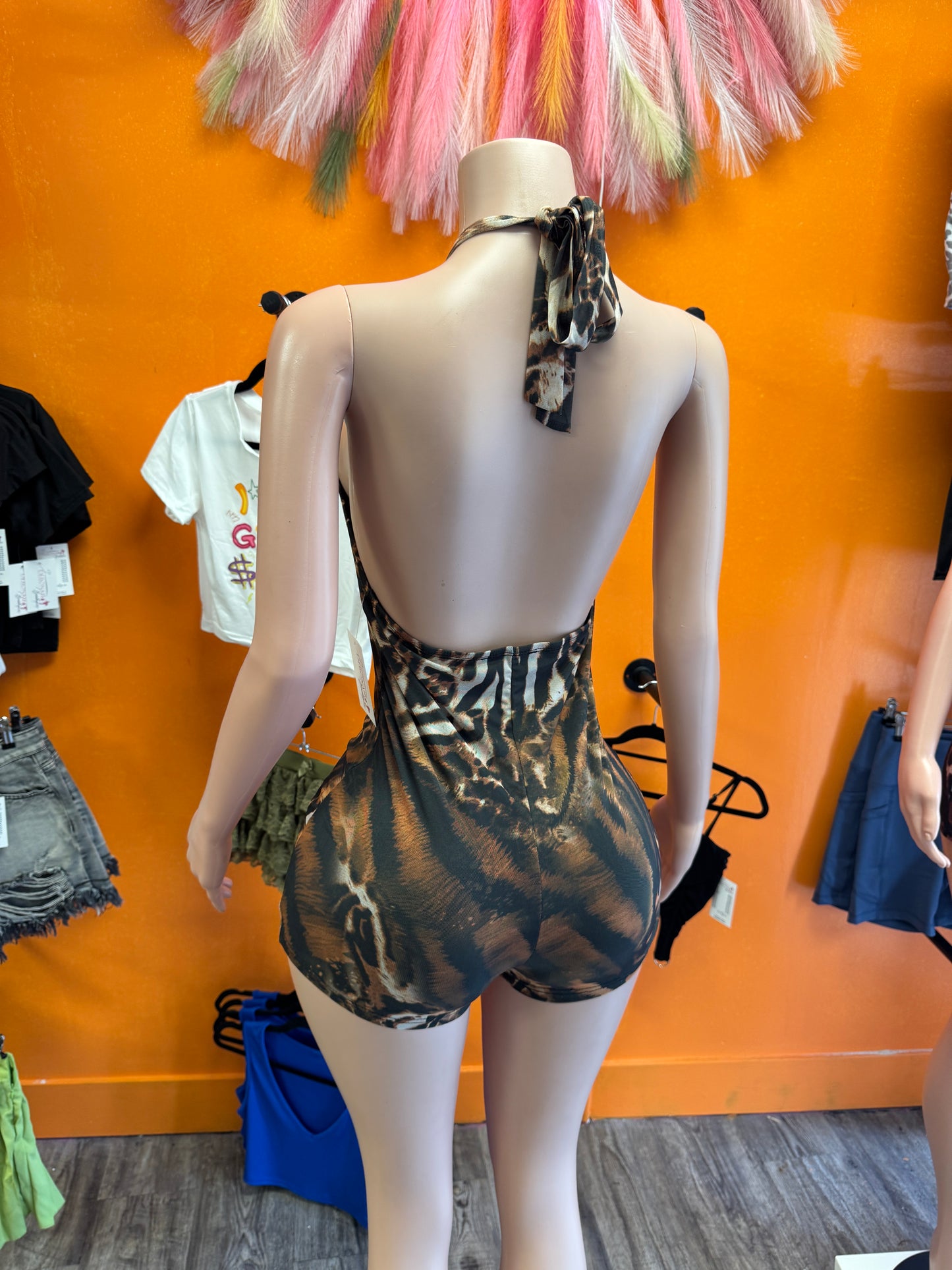 Hot Lion Romper