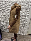 Long Hooded Puffer Vest