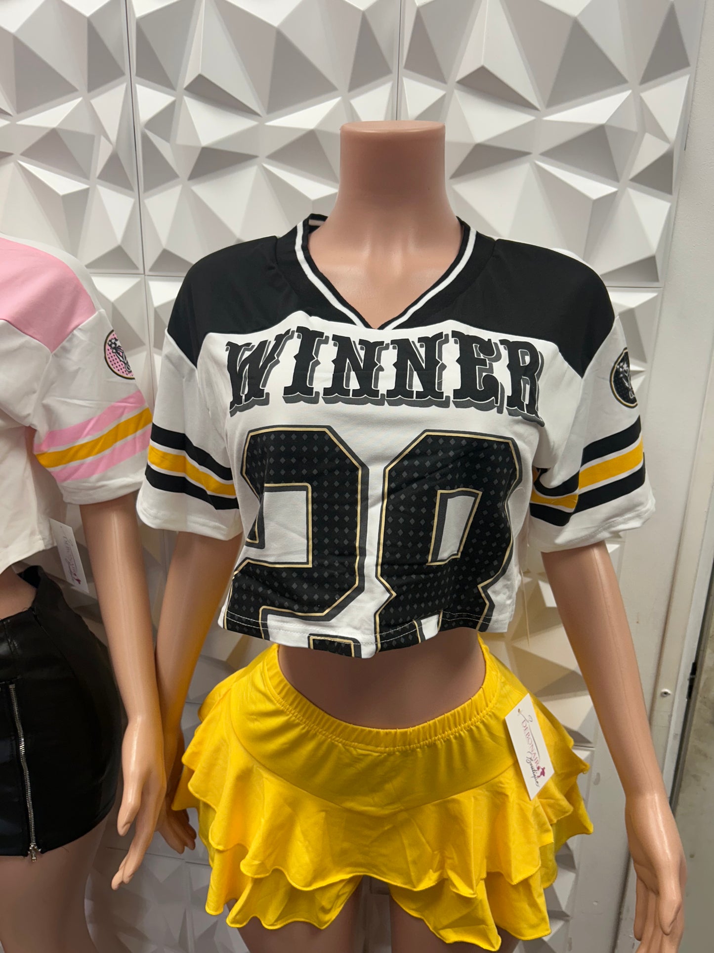 Winner Crop Jersey tee