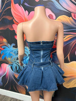 Sleeveless Denim Dress