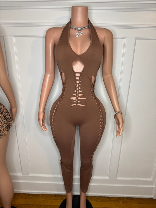Open Cut Jumpsuit