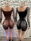 Unique Design Mesh Romper