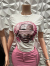 Pink Hip Hop Graphic Tee