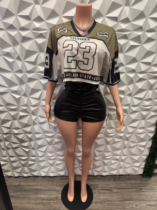 Crop Golden State Jersey Graphic
