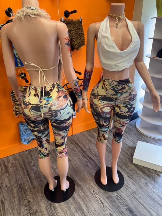 Capri Design Leggings