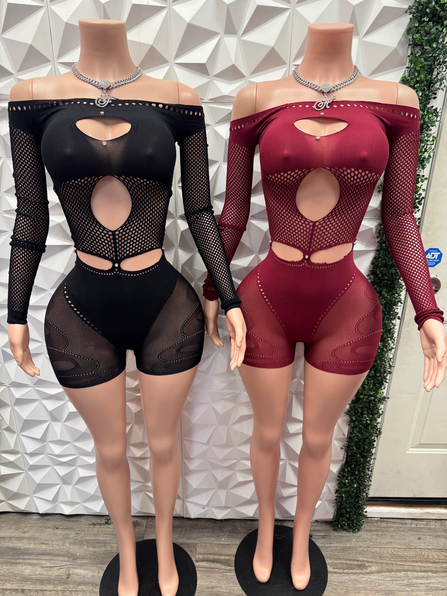 Hot Mesh Romper