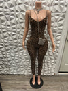 Animal Print Jumpsuit