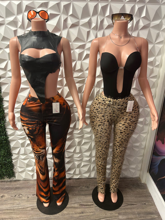 Unique Animal Print Jeggings