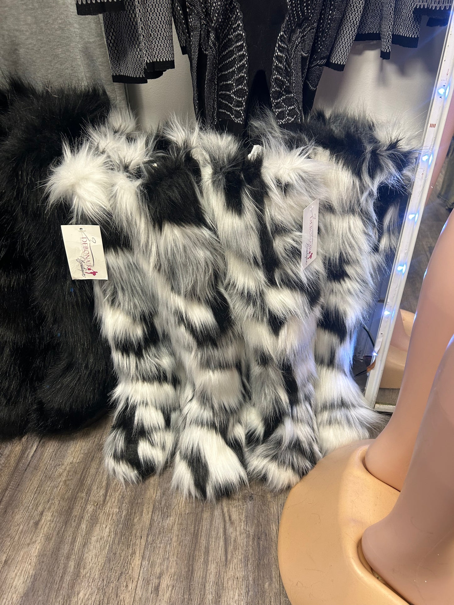 Mix Tall Fur Boots- Pre Order- Ships 12/9