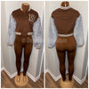 Fur Varsity Jacket