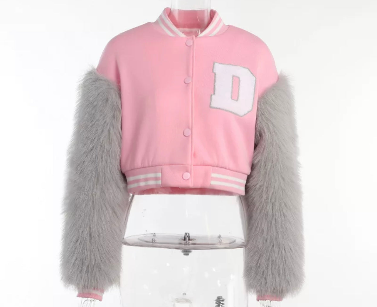 Fur Varsity Jacket